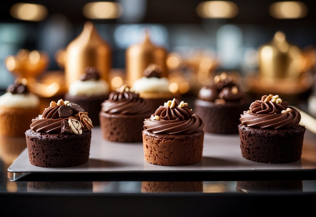A display of awfully chocolate promotions in Singapore: decadent cakes, luxurious packaging, and enticing discounts