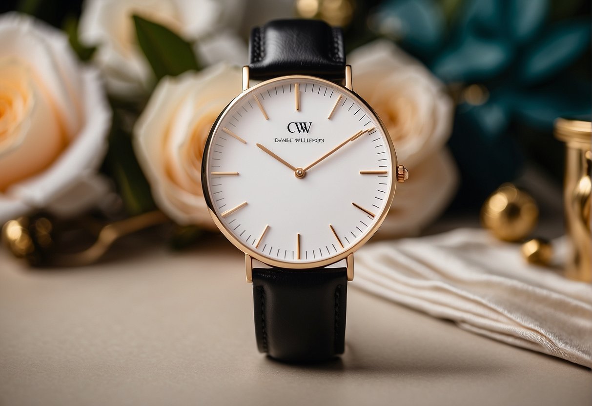 A computer screen displaying exclusive online offers for Daniel Wellington promotions in Singapore