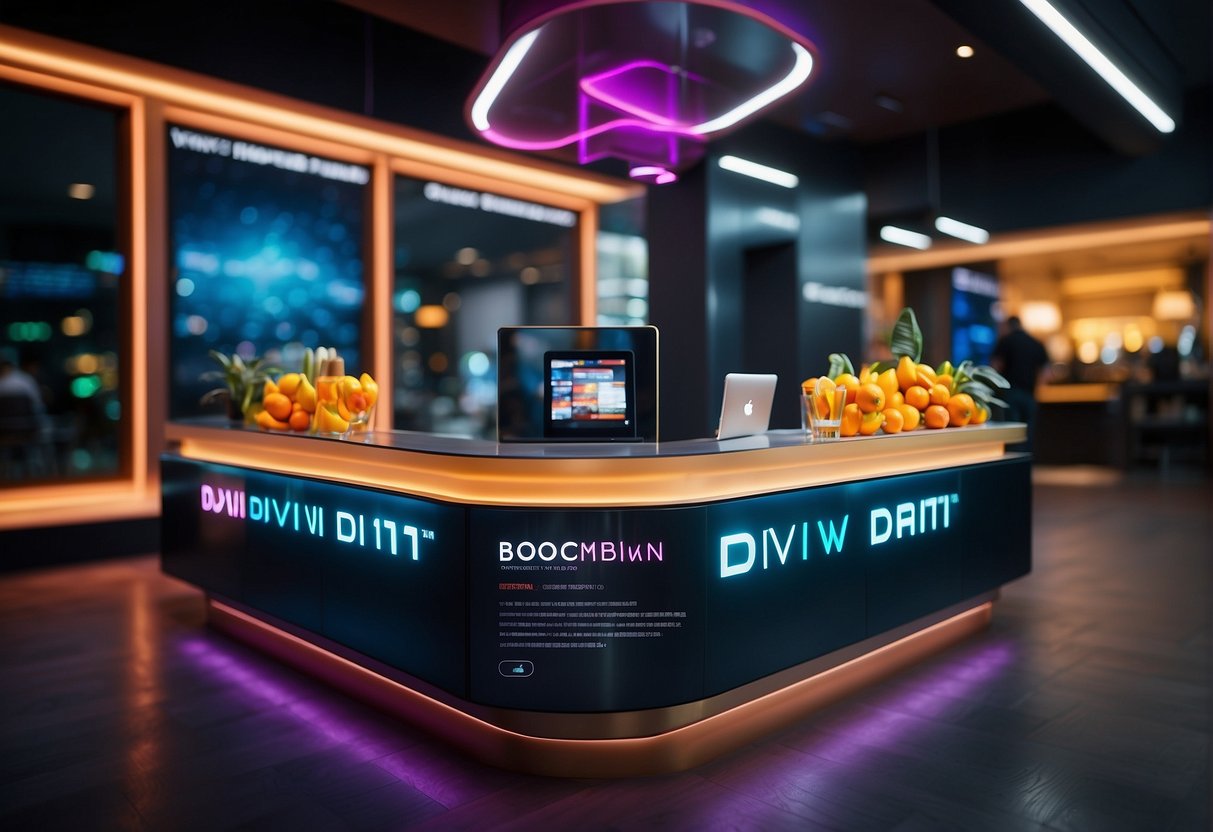 A vibrant website with a sleek and modern design, featuring a prominent Divi bar promotion in Singapore