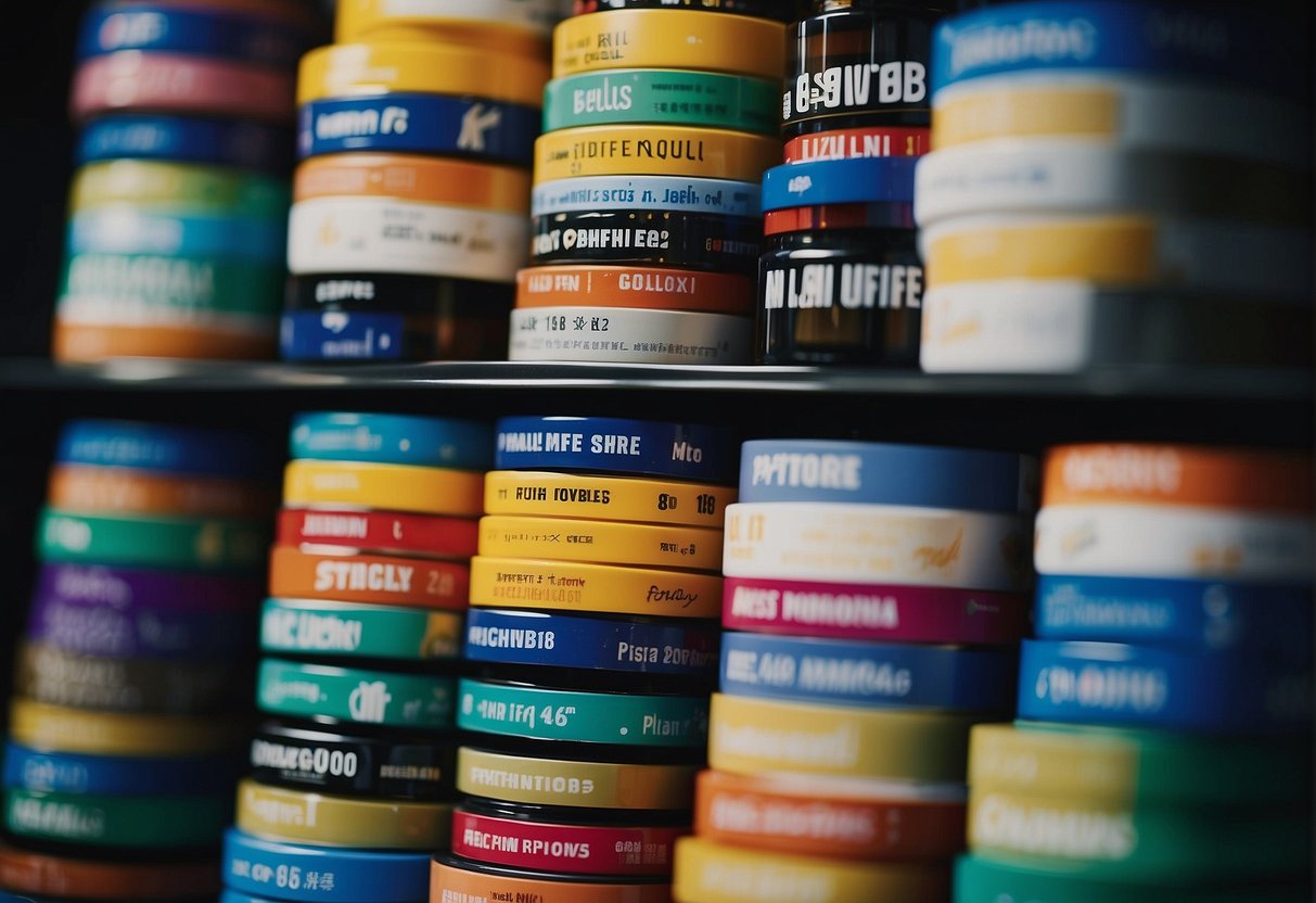 A colorful display of promotional materials with the words "Frequently Asked Questions facial promotions Singapore" prominently featured