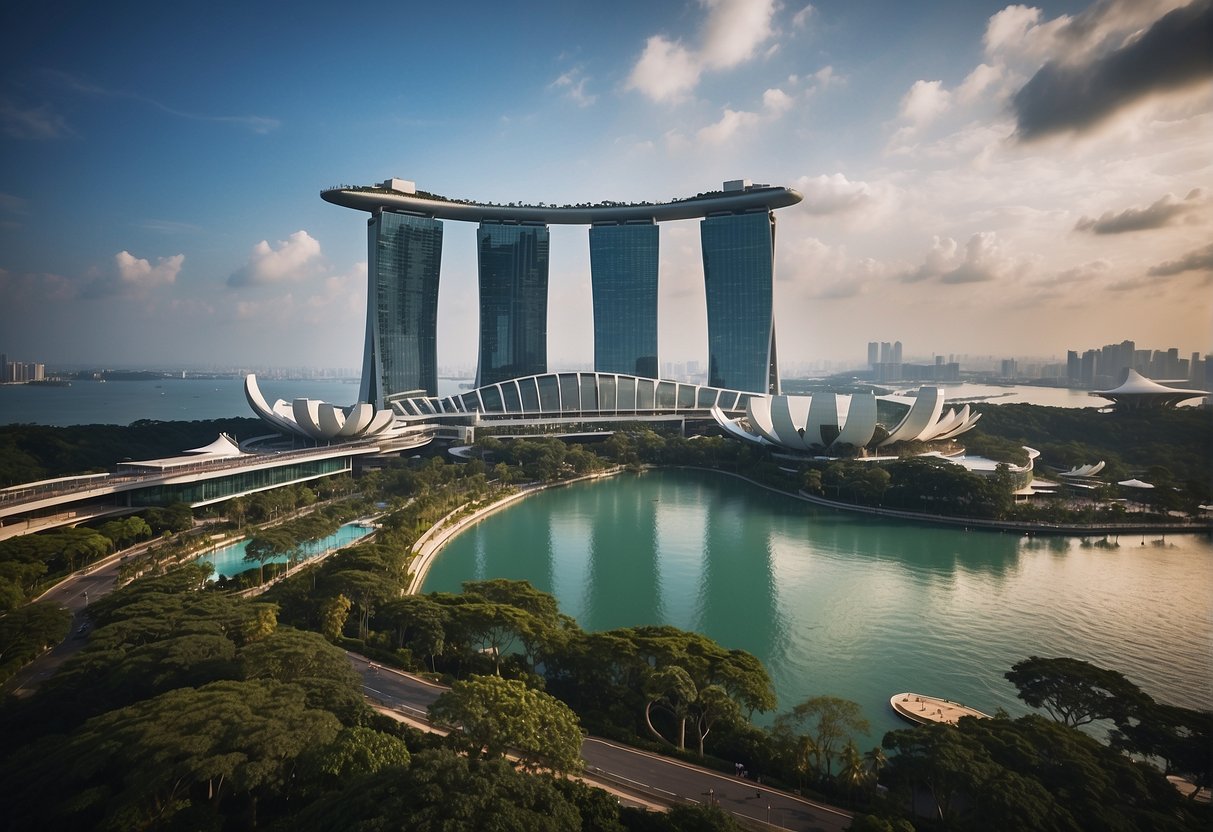The Marina Bay Sands hotel in Singapore showcases exclusive 2024 promotions with stunning views of the bay and luxurious amenities