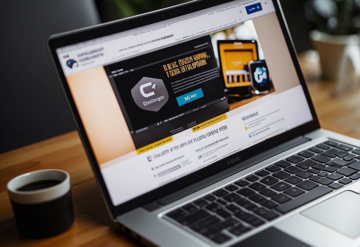 A laptop displaying "Exclusive Online Offers" with the CIF Promotions Singapore logo