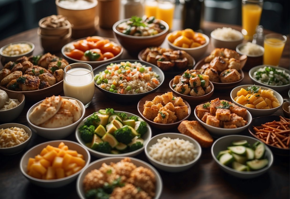A colorful array of food items with "Current Foodpanda Offers" displayed prominently