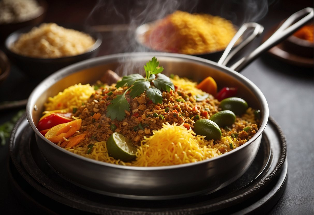 Vibrant spices, sizzling pans, and aromatic herbs fill the air at Pan Pacific Singapore's Rang Mahal promotions, capturing the essence of Indian cuisine