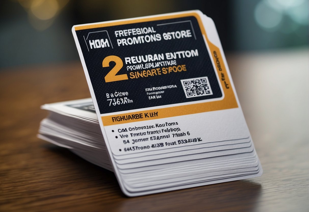 A stack of FAQ cards with "Rejuran promotions Singapore" printed on them