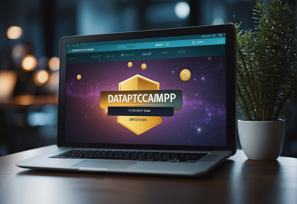 A computer screen displaying DataCamp's latest offers with a promotional banner and discount codes