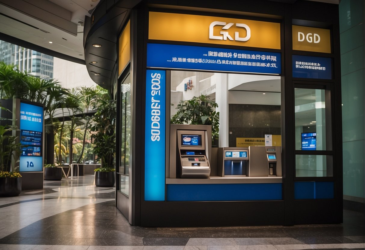 A bank in Singapore advertises SGD fixed deposit promotions