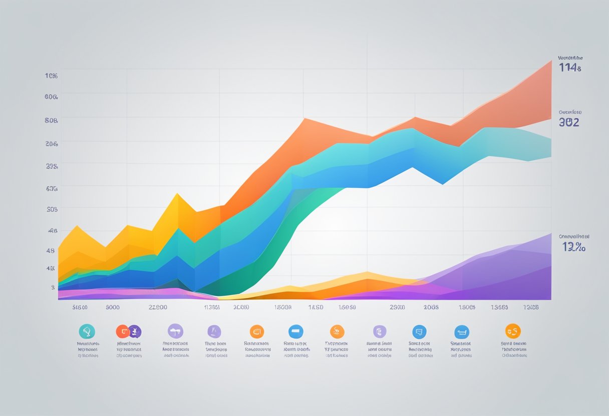 A graph showing exponential growth of YouTube's most popular videos