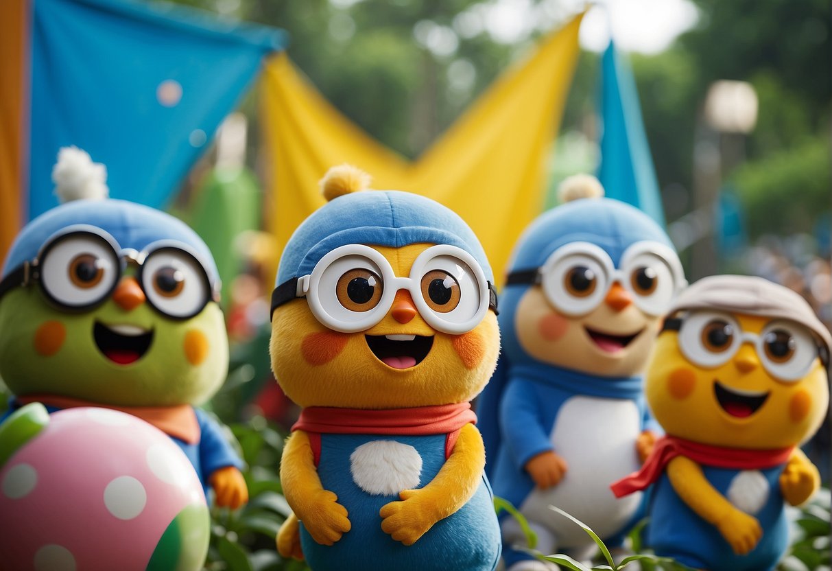Pororo Park Singapore promotions featuring colorful banners and playful characters