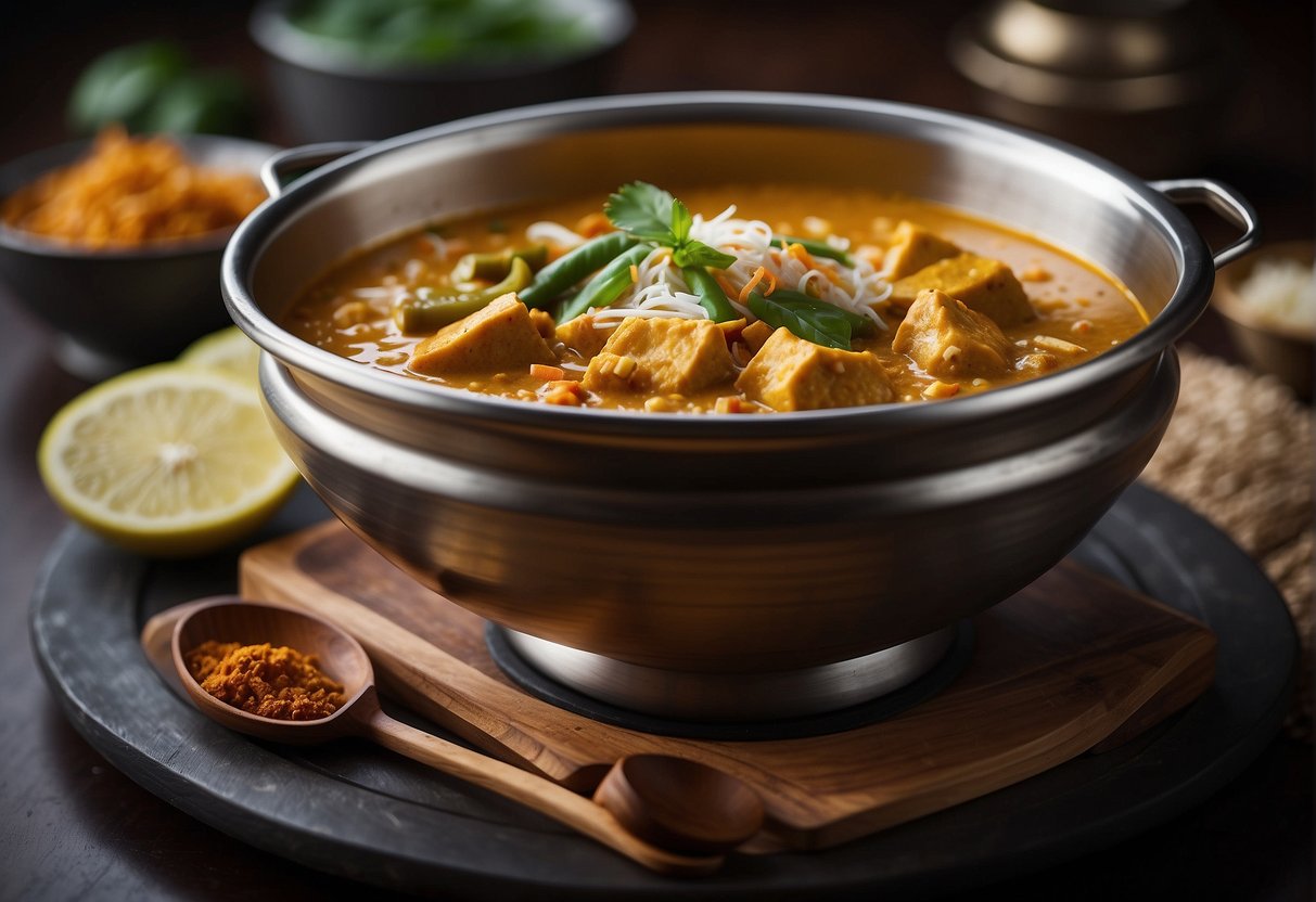 A monstrous curry bowl with promotional terms and conditions in Singapore