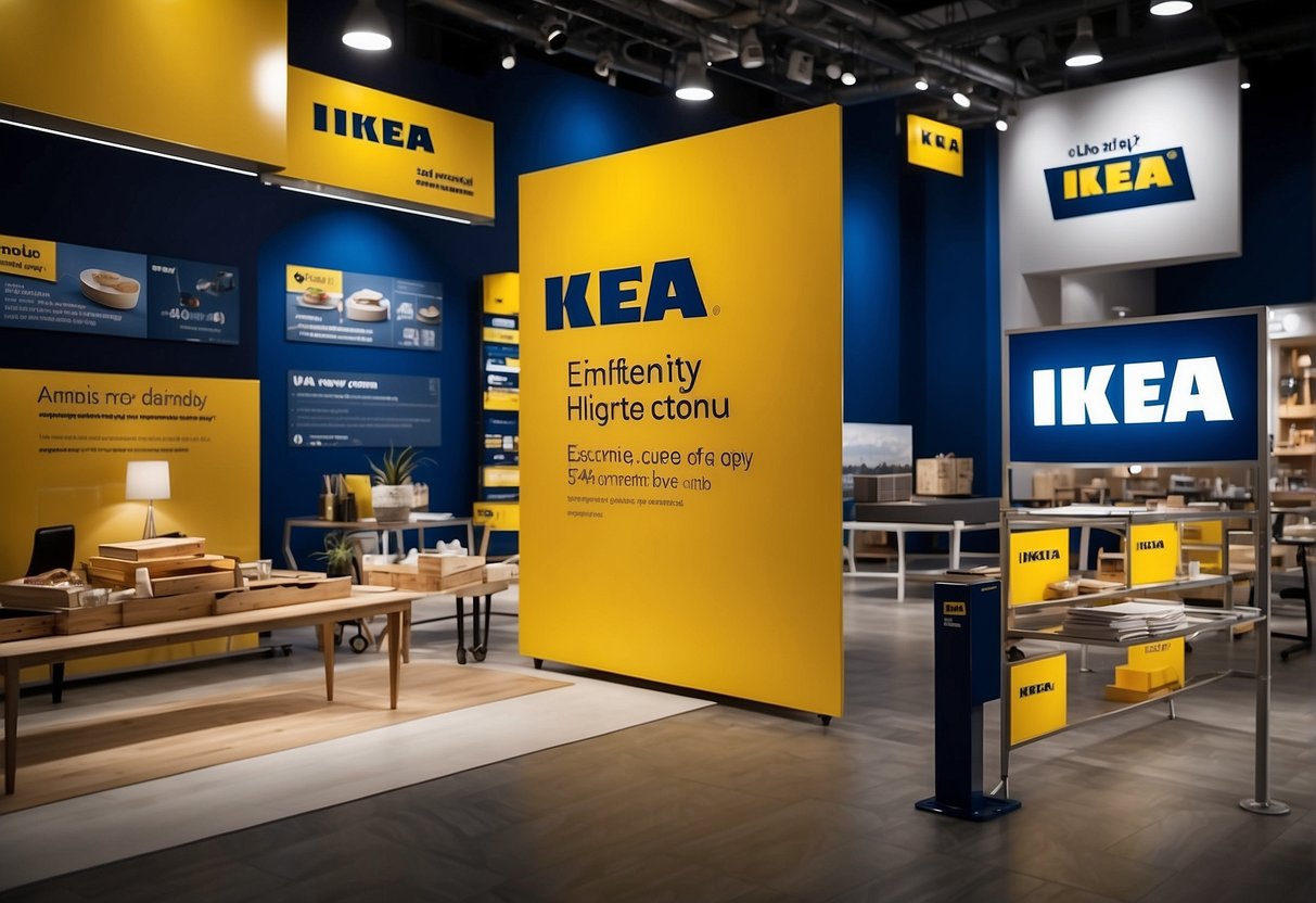 An inviting display of exclusive Ikea Family member offers, with prominent signage and enticing product displays
