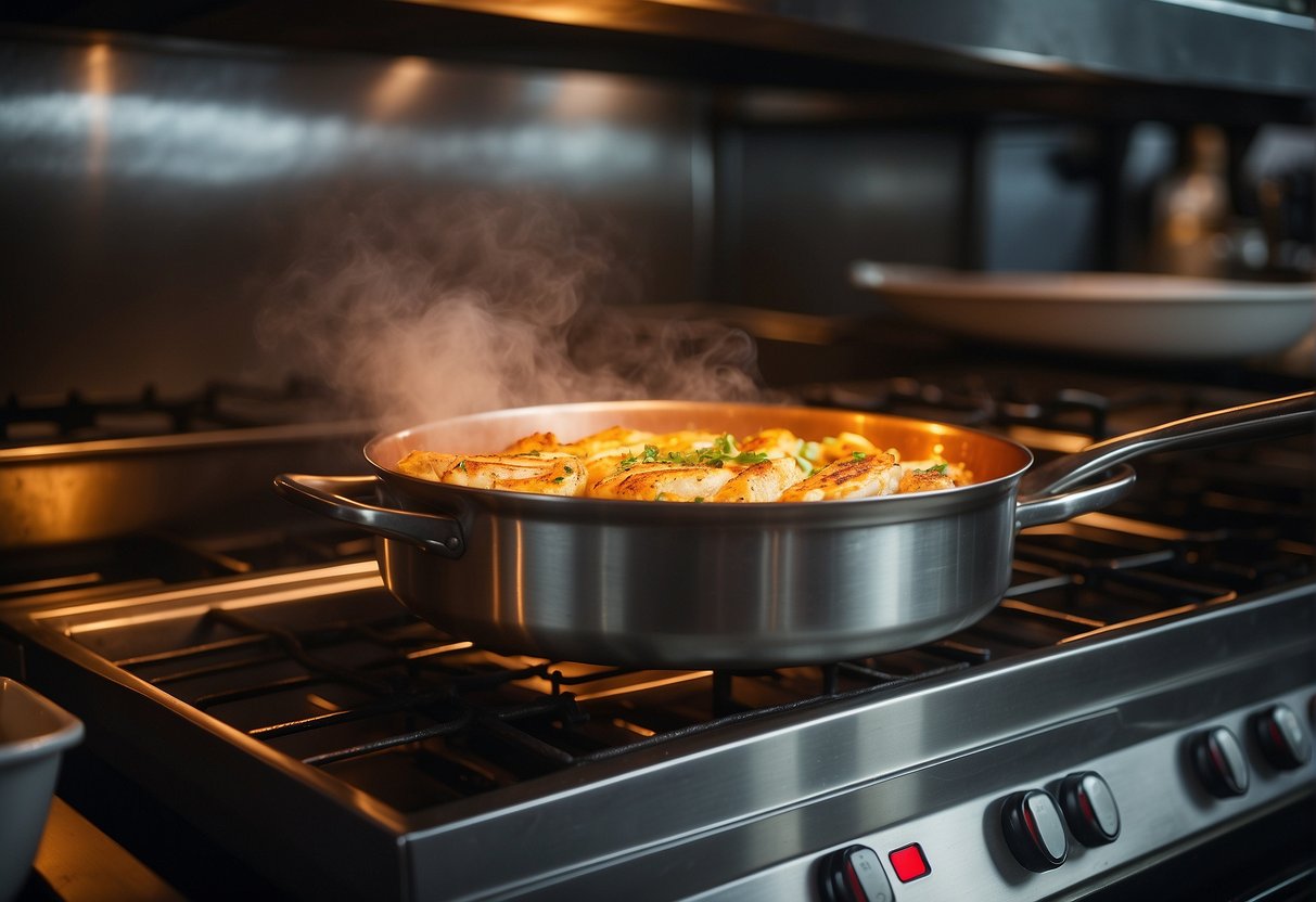 A sizzling hot oven with aromatic dishes being prepared for Culinary Delights Promotions in Singapore