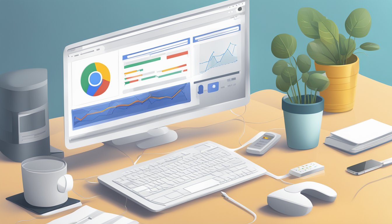 A computer screen displaying Google Search Console with security and manual measures