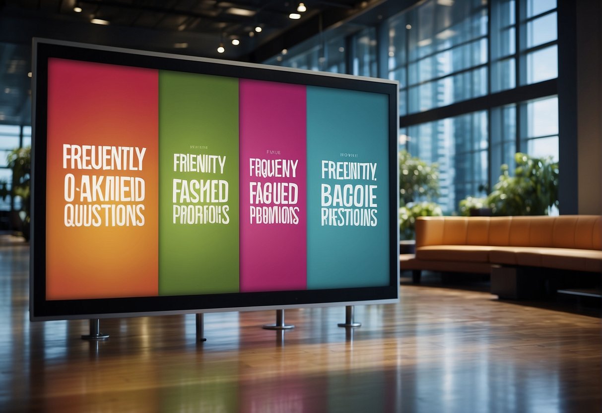 A colorful banner with "Frequently Asked Questions" and "Bose promotions Singapore" displayed prominently