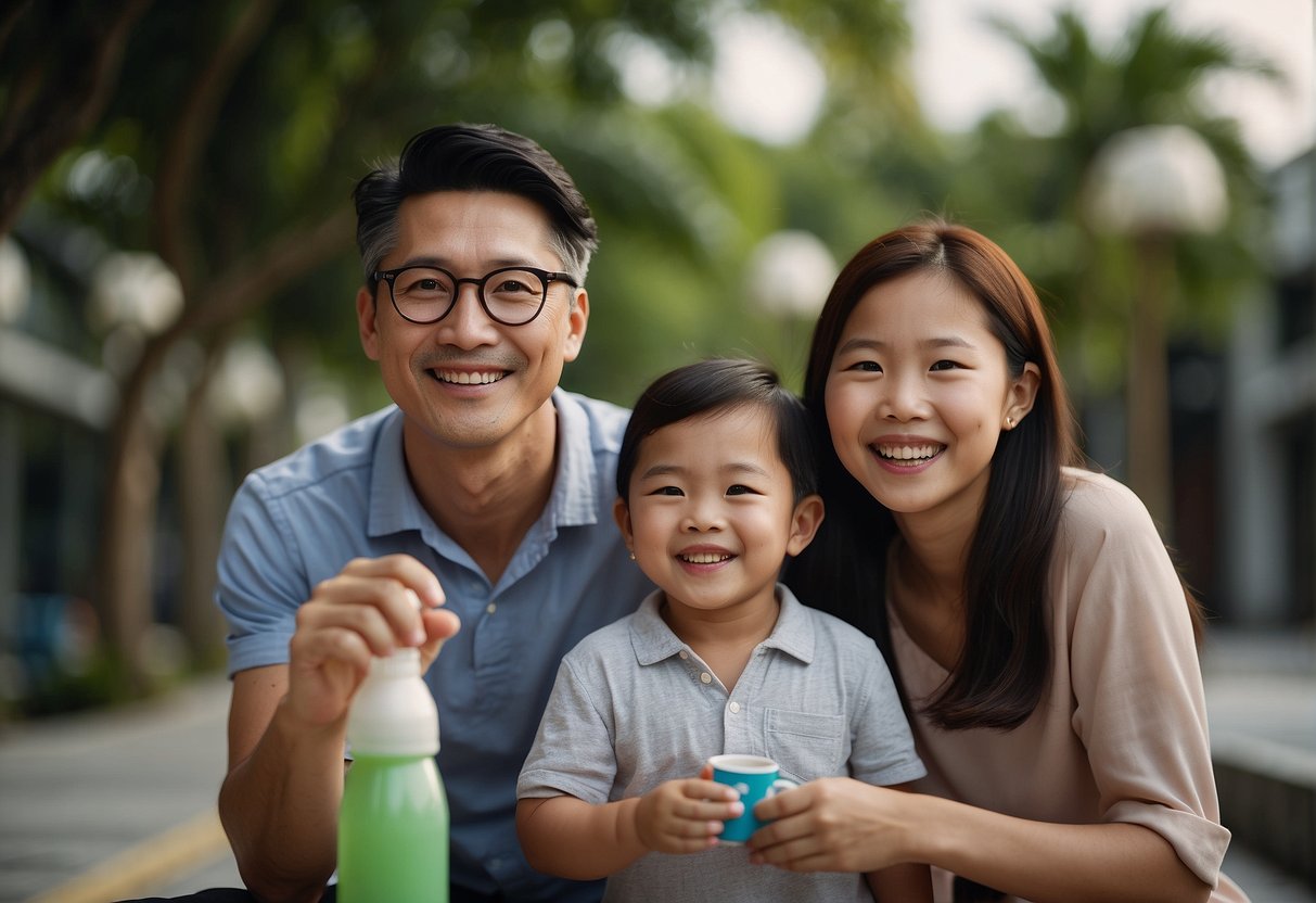 A group of happy families enjoying exclusive benefits and promotions from Drypers in Singapore