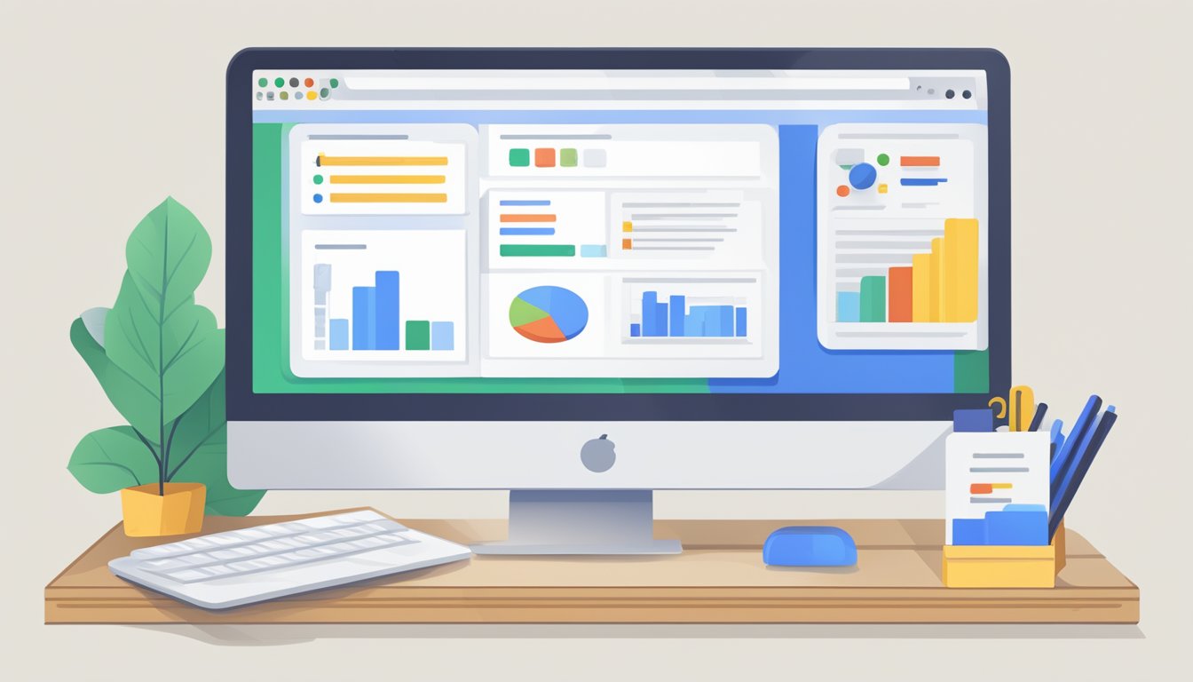 A computer screen displaying the Google Webmaster Tools homepage with a list of frequently asked questions and a search bar