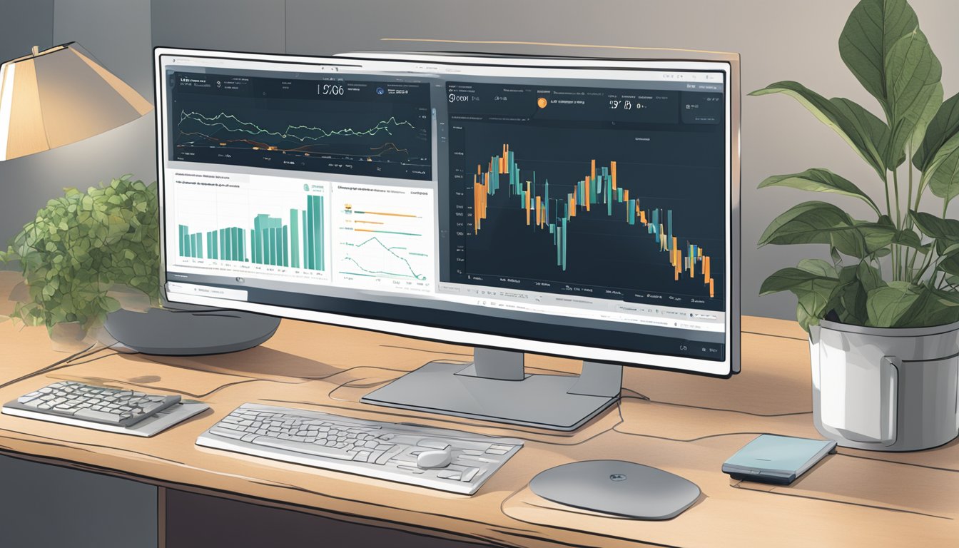 A computer screen displaying the Søkeutseende og Forbedringer searchconsole with various data and charts