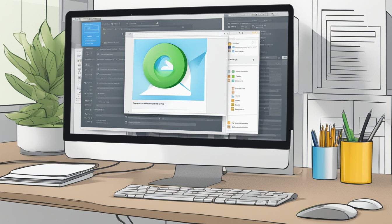 A computer screen displaying "Ytterligere Ressurser for Lærende searchconsole" with a mouse cursor hovering over a link