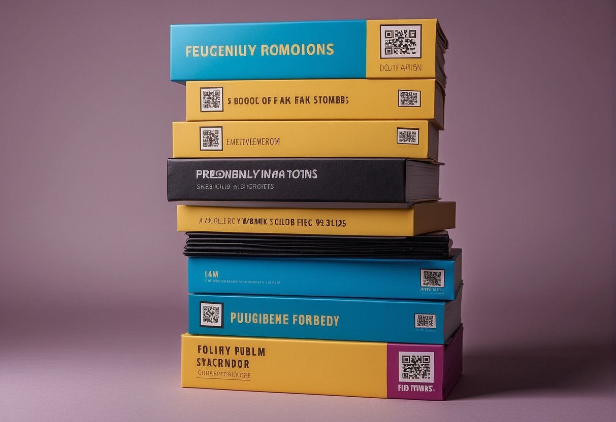 A stack of promotional materials with the text "Frequently Asked Questions kdk fan promotions singapore" displayed prominently