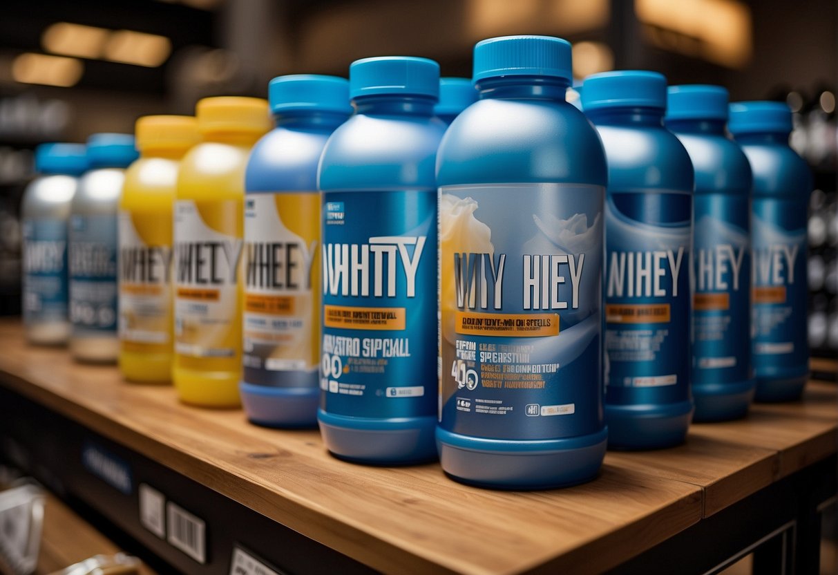 A vibrant display of "Clear Whey Specials & Limited Edition Offers" at Myprotein promotions in Singapore