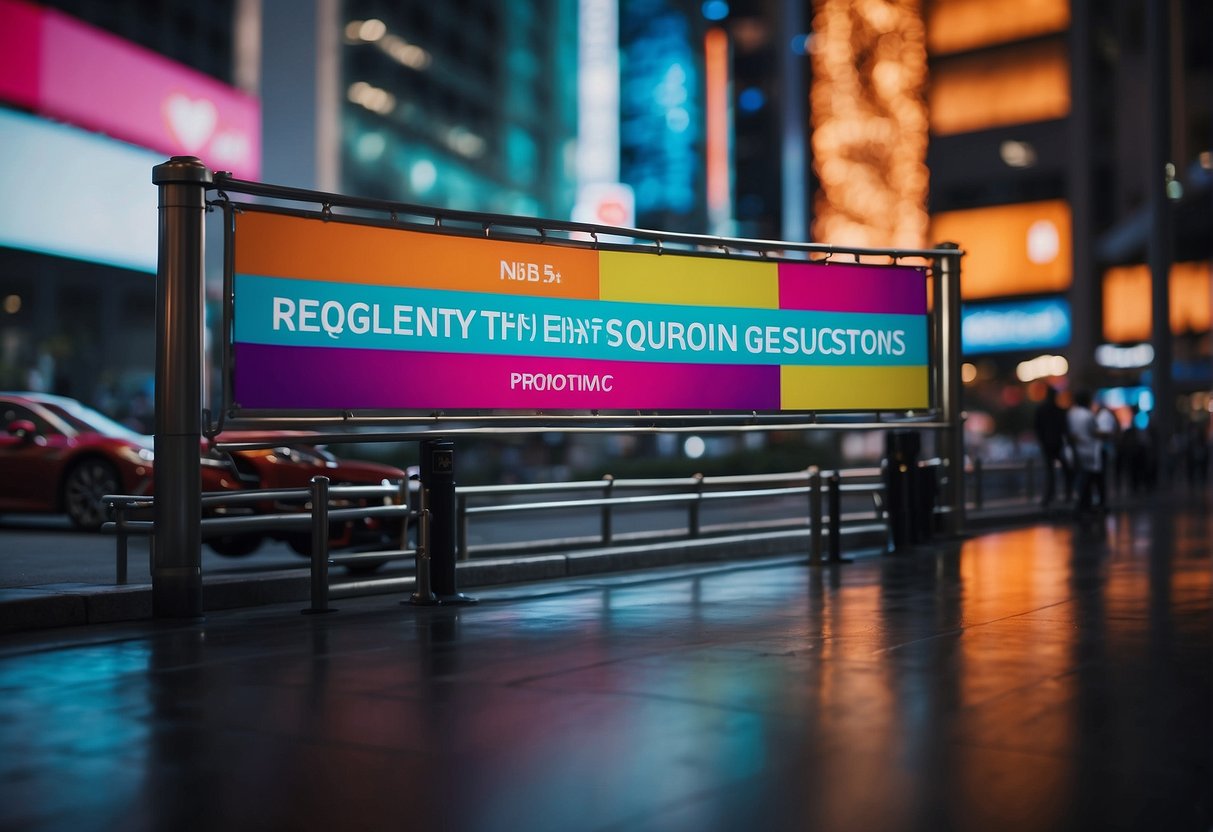 A colorful banner with "Frequently Asked Questions" and "Nissan Promotions Singapore" displayed prominently