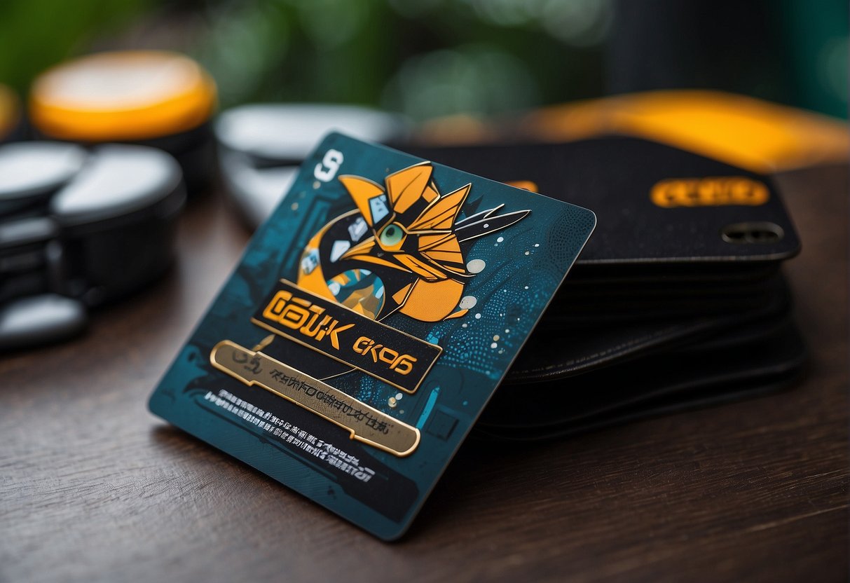 Tapu Koko GX card surrounded by promotional materials in Singapore