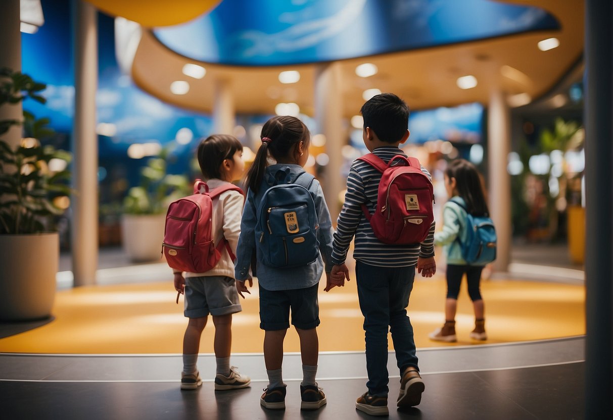 Children exploring interactive exhibits at Tayo Station, learning through play and discovery. Excitement fills the air as they embark on an adventure of fun and education