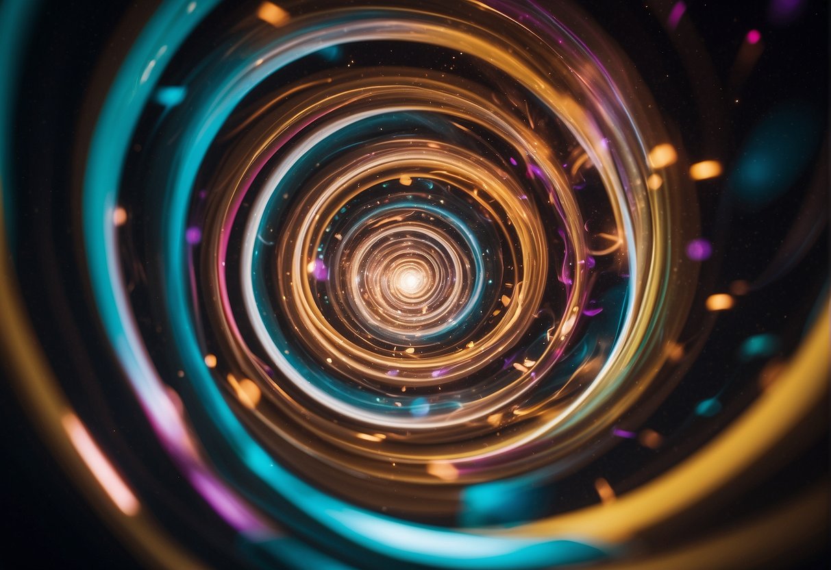 A vibrant whirlpool of colorful promotions swirling in the heart of Singapore