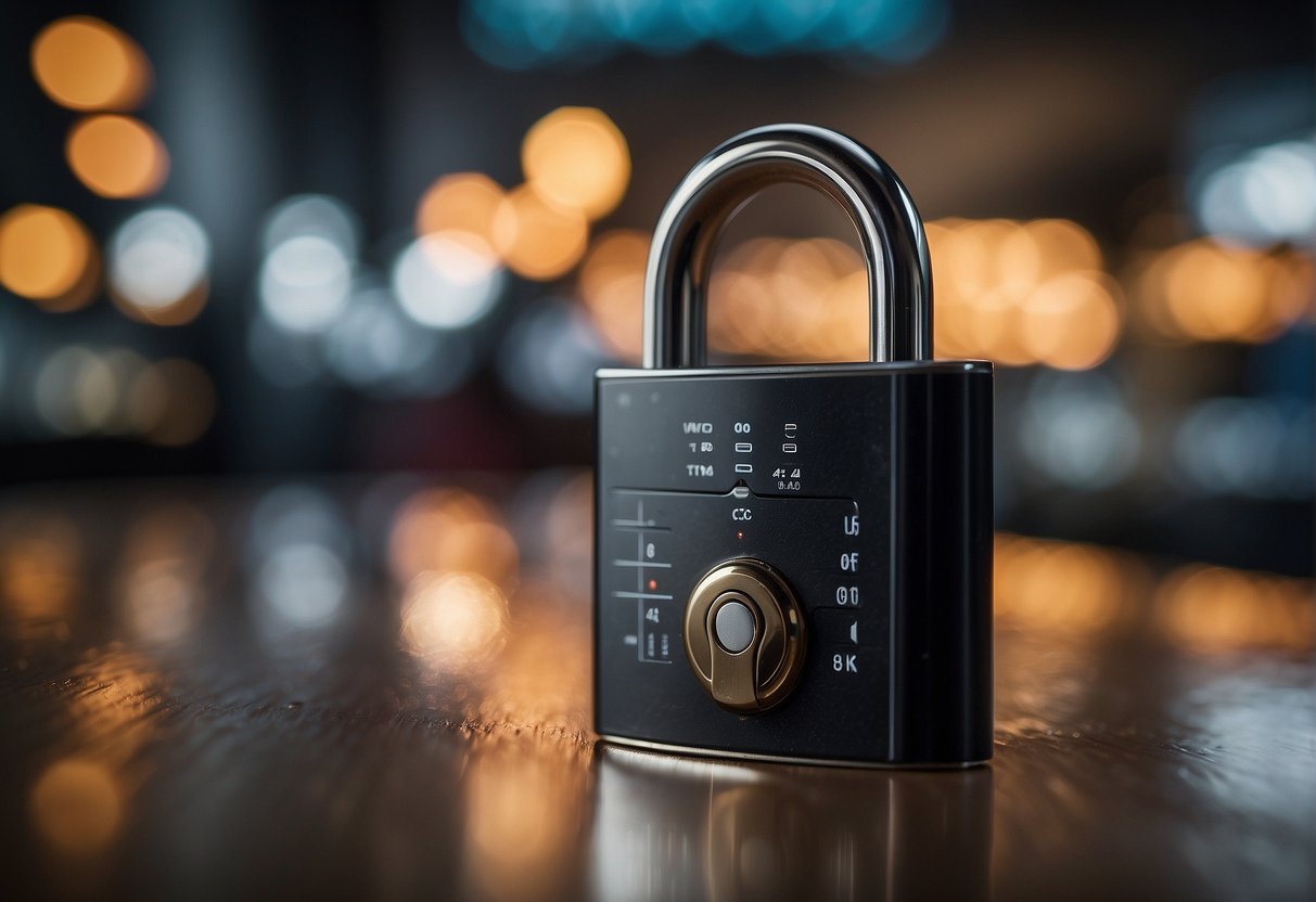 A digital lock being sold in budget-friendly bundles on Lazada and Shopee in Singapore