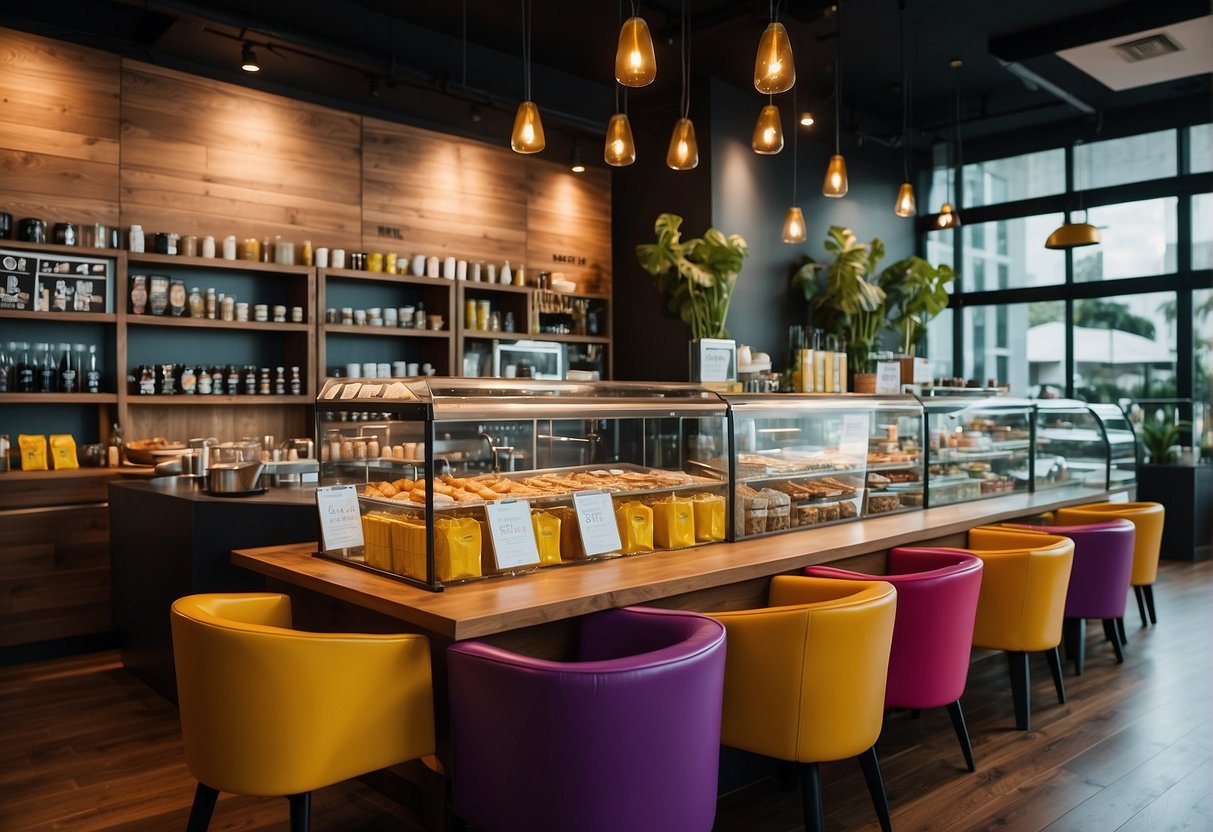 A vibrant display of exclusive promotions at Melt Cafe, Singapore. Featuring enticing offers and colorful branding