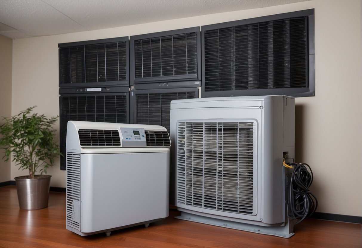 An HVAC system with clean filters, sealed ducts, and programmable thermostats. Properly sized and maintained for energy efficiency