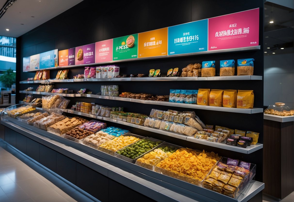A colorful display of latest promotions at Sasa Singapore, featuring various products and eye-catching signage