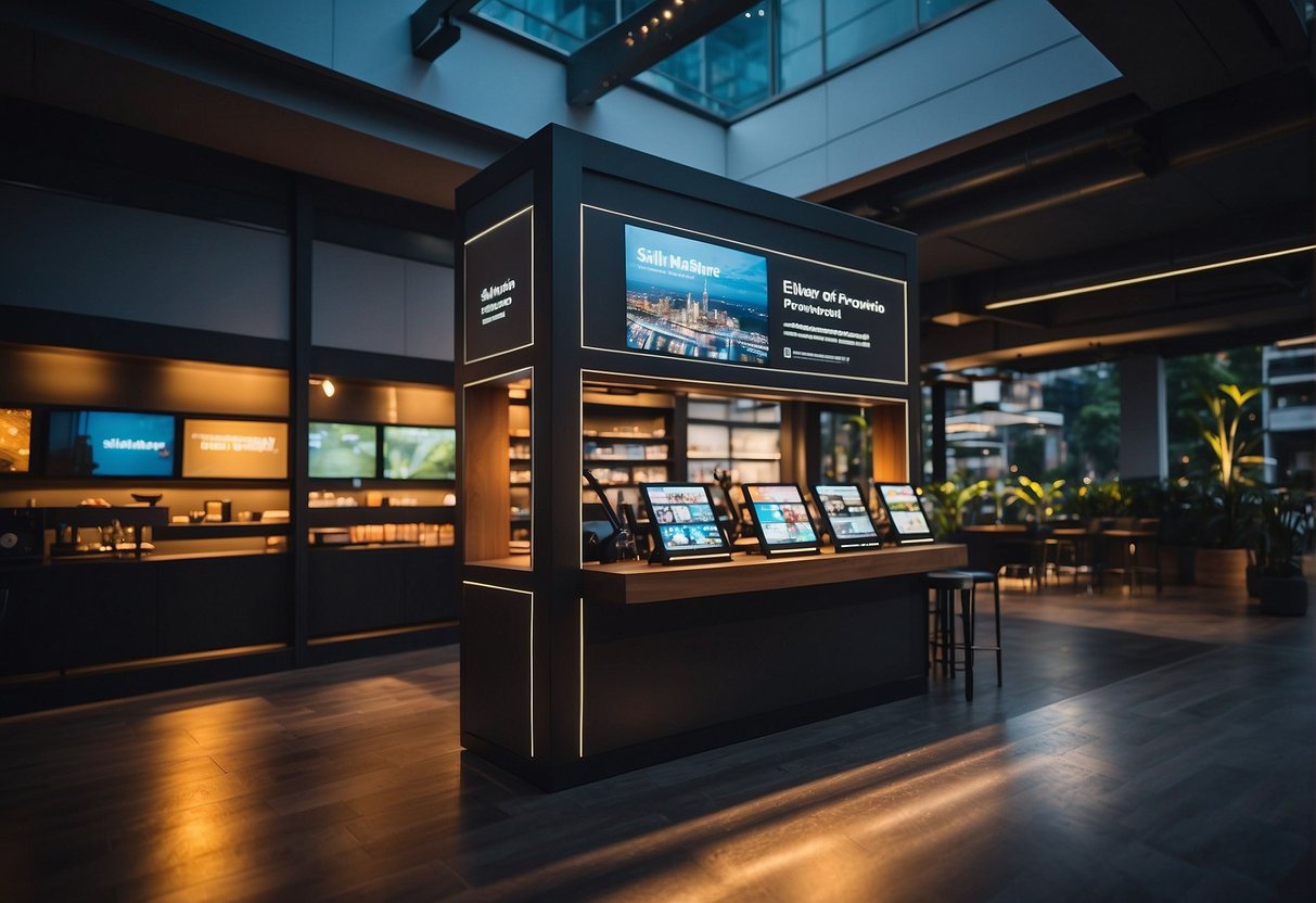 An educational platform displays Skillshare promotions in Singapore