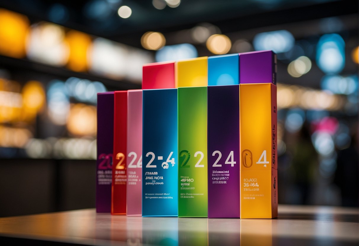 A vibrant display of 2024 teka promotions in Singapore, featuring exclusive offers and deals. Vibrant colors and bold text catch the eye