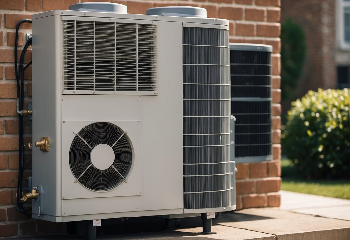 A well-maintained HVAC system with clean filters, balanced airflow, and proper insulation. Outdoor unit free of debris, with clear space for ventilation