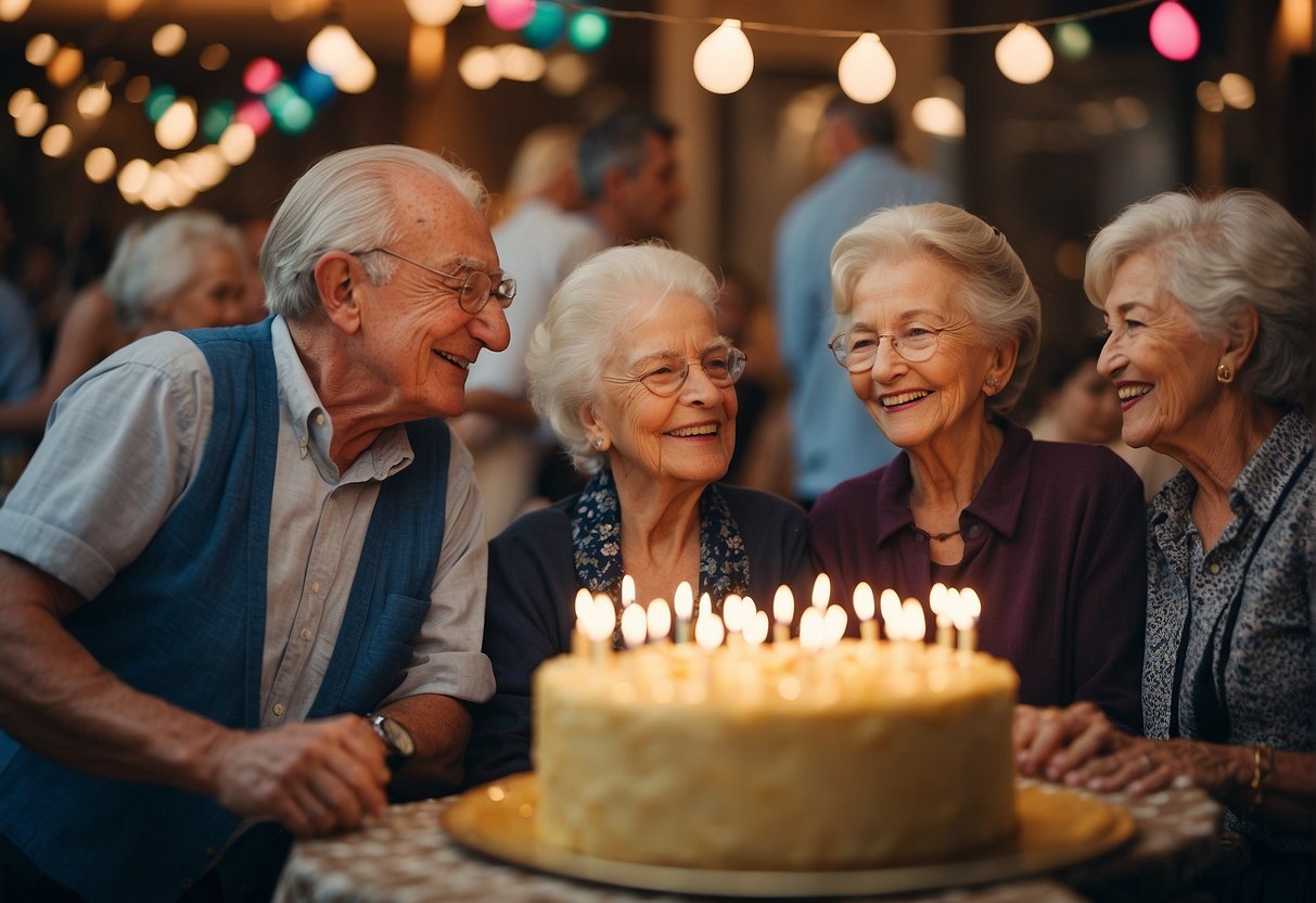 People celebrating an 84th birthday with activities and adventures