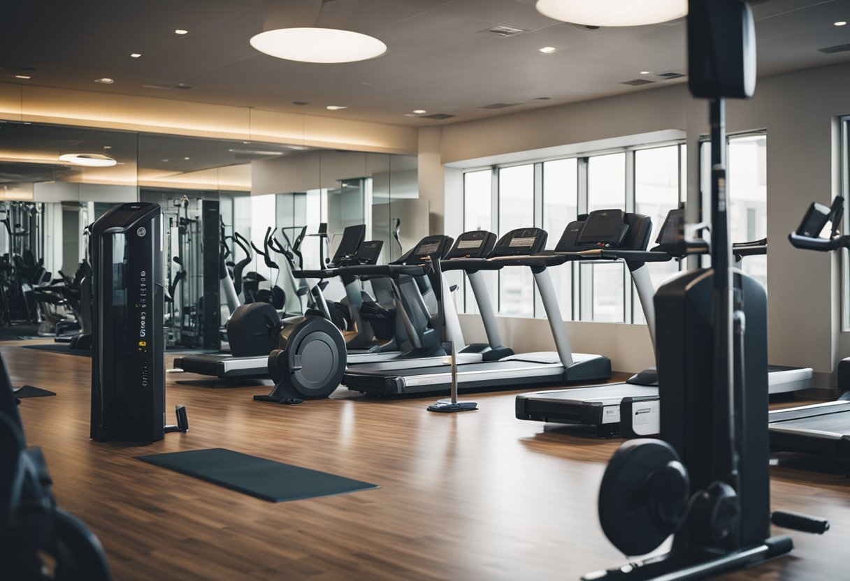 Scene: Gym cleaning job opportunity, various shifts