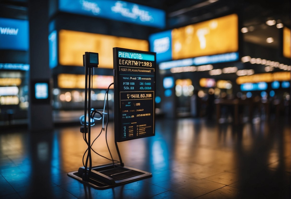 An open electricity market promotion in Singapore with a display of frequently asked questions