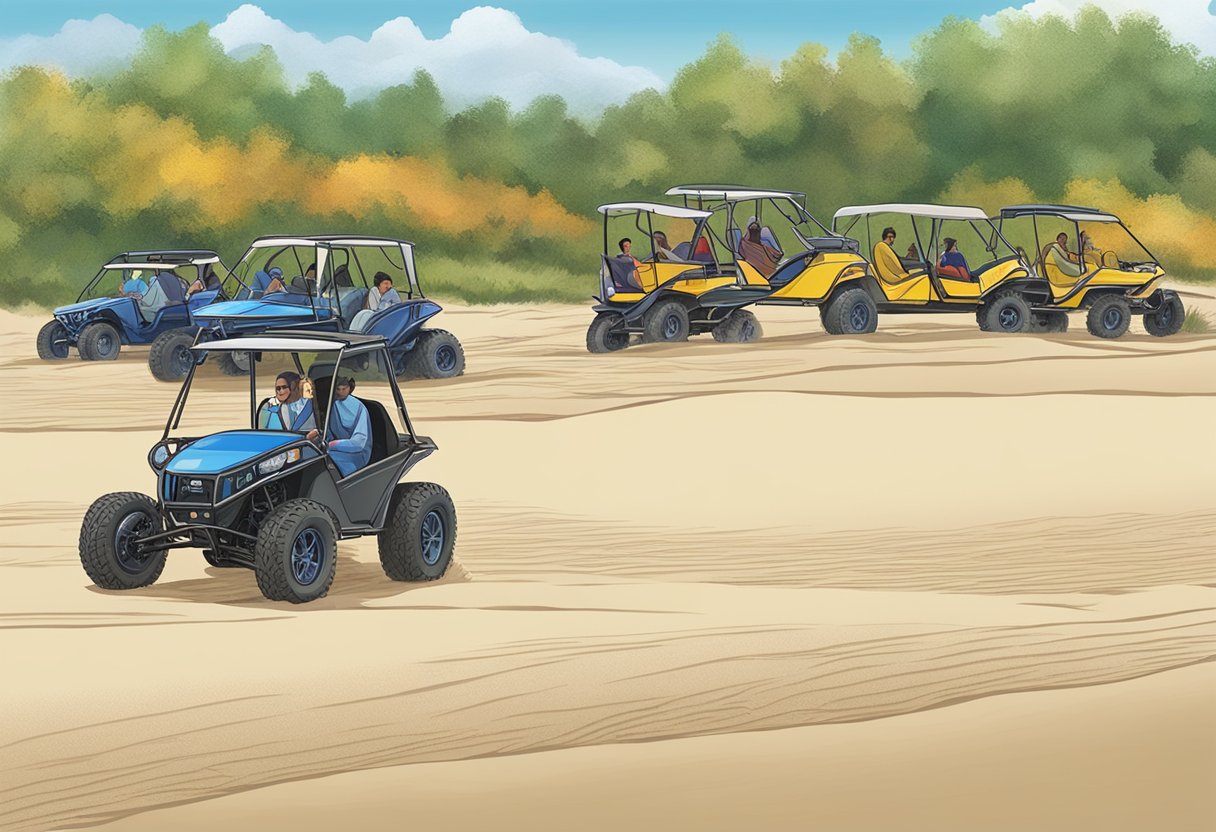 Visitors must meet age and license requirements to rent dune buggies at Indiana Dunes