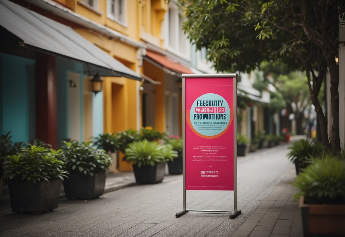 A colorful banner with "Frequently Asked Questions" and "homesurf promotions singapore" displayed prominently