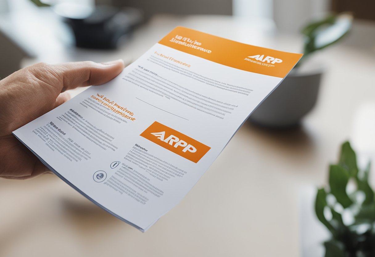 AARP Life Insurance brochure with New York Life logo, showcasing policy benefits and features