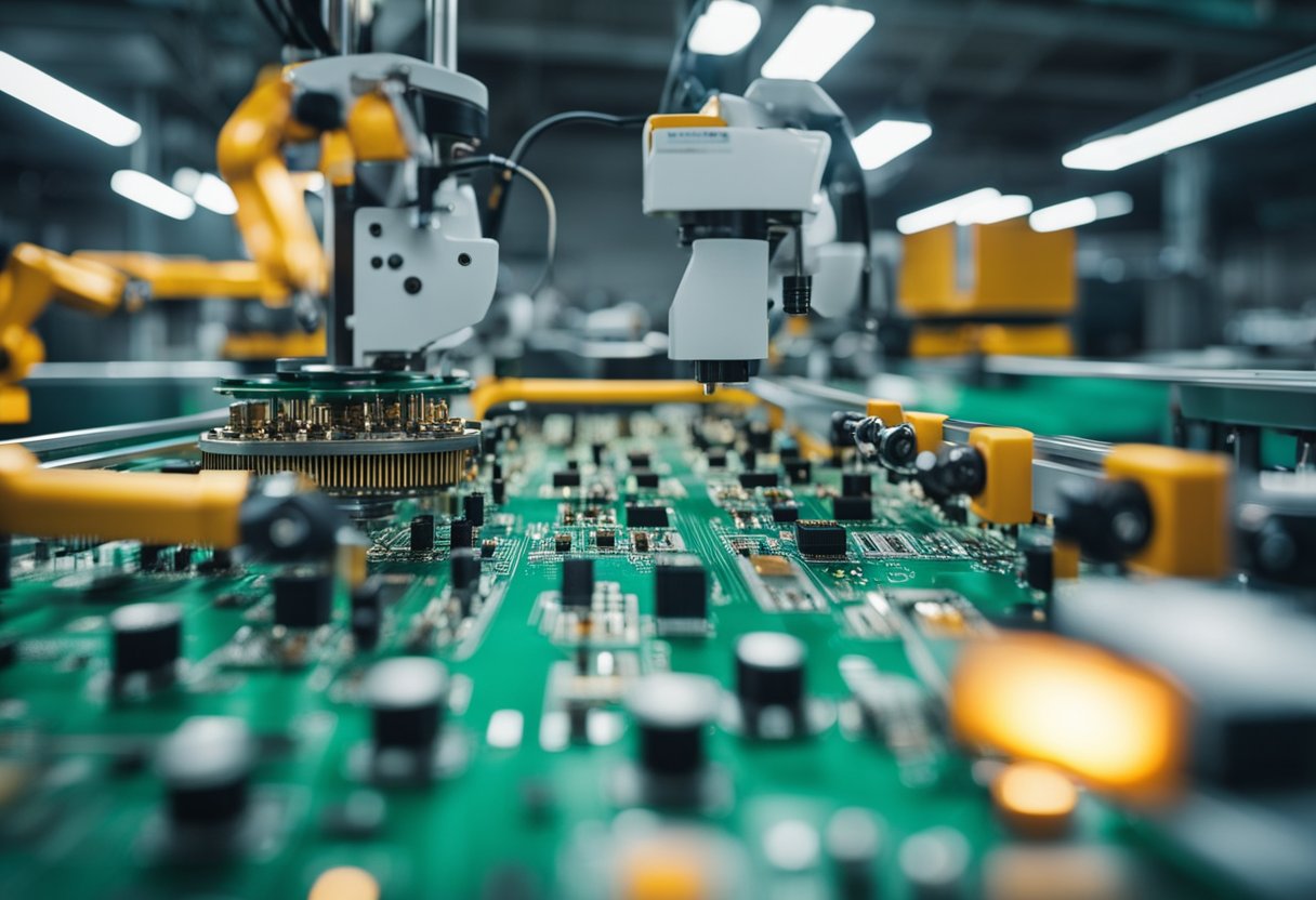 PCB assembly lines in China hum with precision and efficiency, as robotic arms deftly place components onto circuit boards