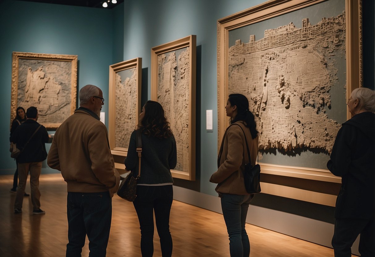 Visitors admire diverse art and historical exhibits in Philadelphia museums