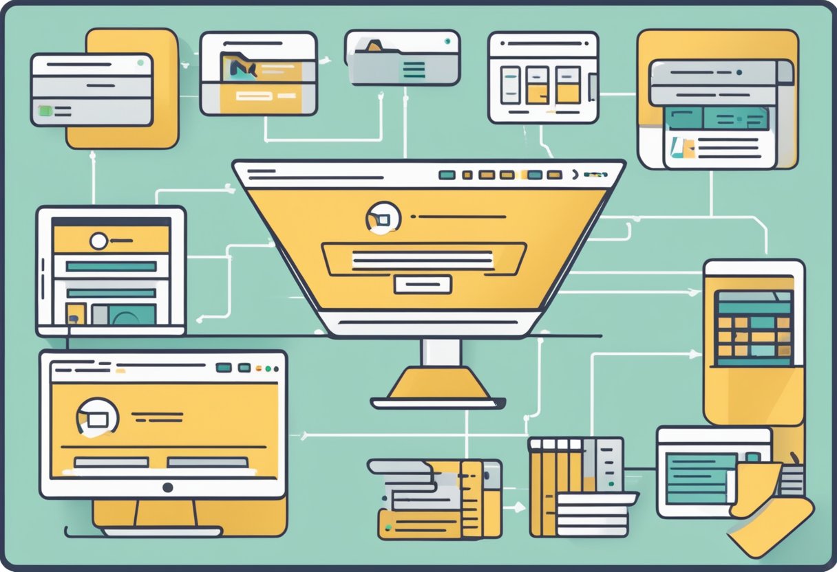 A website structure with clear navigation and engaging content directly impacts user experience design, leading to increased conversion rates