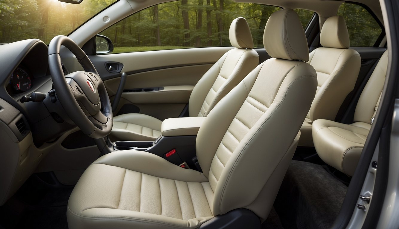 Saturn Ion's cramped and cheap interior