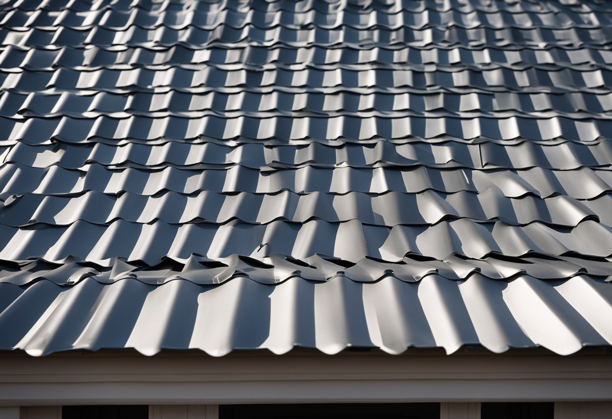 A hurricane-proof metal roof outlasts a deteriorating shingle roof in a Florida storm