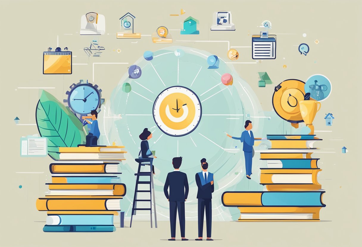 A person's growth and talent development through training and talent management