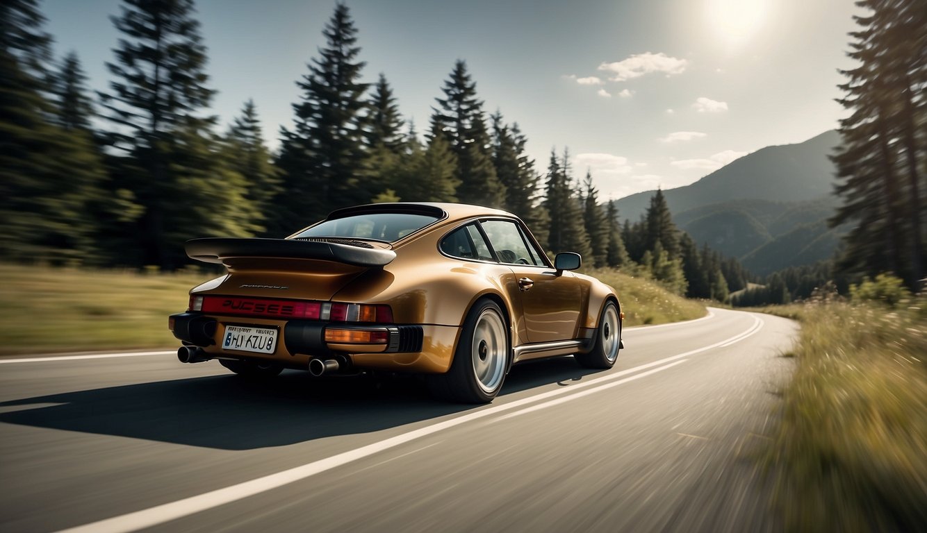 A sleek Porsche 930 Turbo
