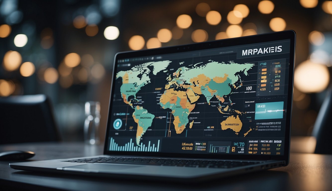 A computer screen displaying marketing automation tools with affiliate strategy