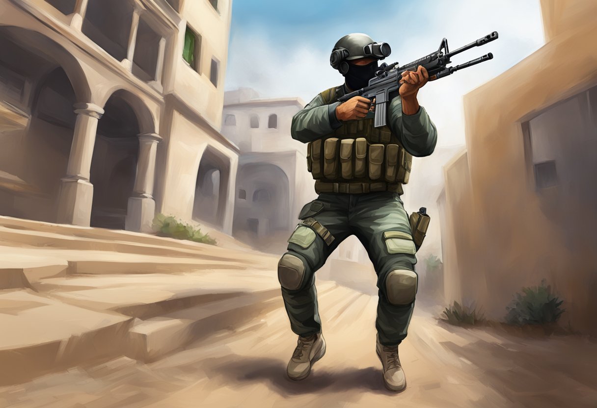 A player advances in Counter Strike 2, gaining points and leveling up